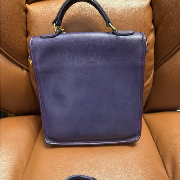 Coach Vintage Station Bag PURPLE Rare - Picture 2 of 12